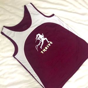Augusta athletic tank top, Medium size Burgundy